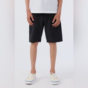 O'Neill Boy's Black Reserve Heather Hybrid Quick Dry Dress Shorts | Size: S/4